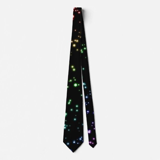 Sparkly Rainbow Star Tie Slips (Framsida)