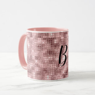 Sparkly Ro Guld Rosa Luxury Gnistra  Mugg