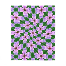 Sparkly Rosa Flowers Mönster