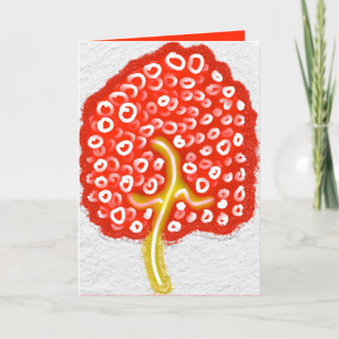 Sparkly Rosh Hashanah äpple träd ר א ש ה ש נ ה Tack Kort