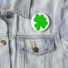 Sparkly schamprock tur klöver St. Patrick's Day Knapp