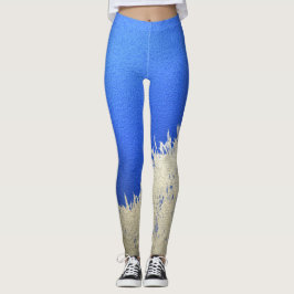 Sparkly Shavuot ש ב ו ע ו ת fält av spannmål Leggings