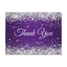 Sparkly Silver Glitter Royal Lila Tack