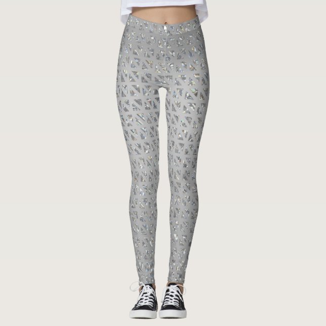 Sparkly Silver Leggings (Framsida)