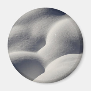 Sparkly Snö Mounds Abstrakt Natature Magnet
