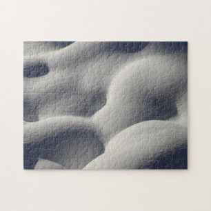 Sparkly Snö Mounds Abstrakt Natature Pussel