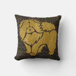 SPARKLY THANG Chow faux metallkuddar Kudde