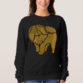 SPARKLY THANG Chow faux metallskjortor chz stil T Shirt