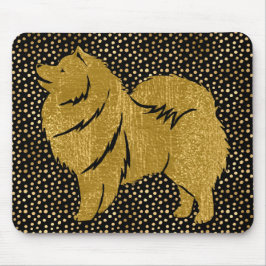 SPARKLY THANG LAPPHUND faux foil mousepad Musmatta