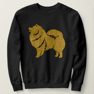 SPARKLY THANG Lapphund faux metallic T Shirt