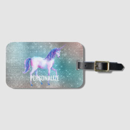 Sparkly Unicorn Bagagebricka