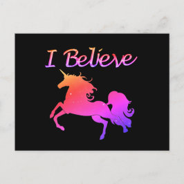 Sparkly Unicorn Vykort