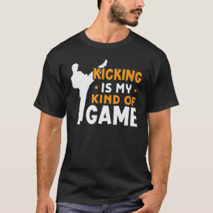 Sparkning Är Min Typ Av Spel Karate Design T Shirt