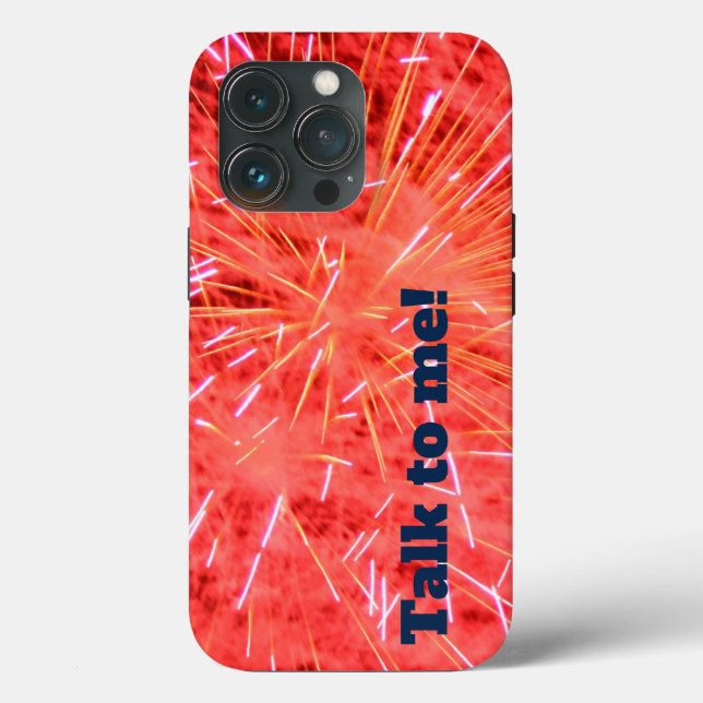 Sparks & Fireworks Cell Mobil Cover-Customize (Baksida )