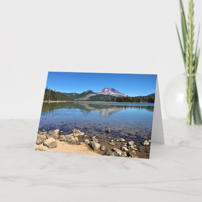 Sparks Lake, OR Kort (Framsida)