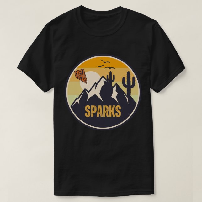 Sparks, Nevada T Shirt (Design framsida)