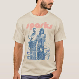 Sparks Retro Alternative Indie Pop Rock musik Duo T Shirt