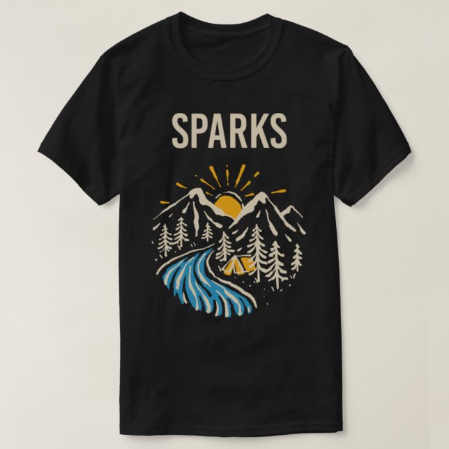 Sparks Sparks T Shirt (Design framsida)
