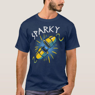 Sparky a Funny Gift for Electrician Electrician El T Shirt
