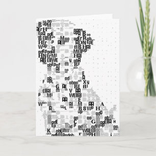Sparky Dalmatien Brev Mosaic Kort