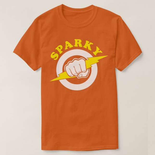 Sparky Electrician Sparky T Shirt (Design framsida)