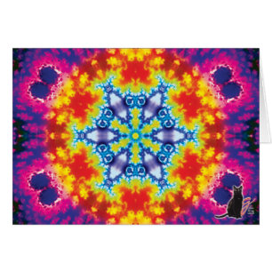 Sparky Kaleidoscope Hälsningskort