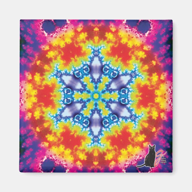 Sparky Kaleidoscope Magnet (Framsidan)