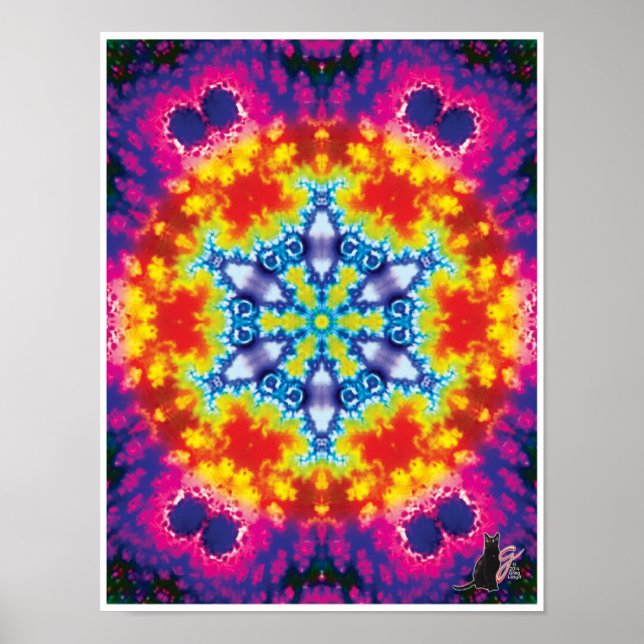 Sparky Kinetic Collage Kaleidoscope Poster (Framsidan)