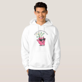 Sparläge för högtider: AV – Rolig julgris Hoodie