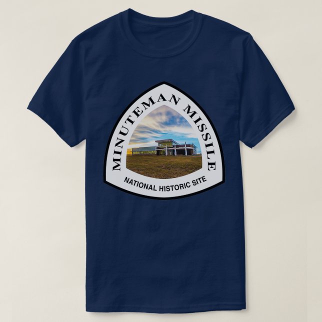 Spårmärke för Minuteman Missile National Historica T Shirt (Design framsida)