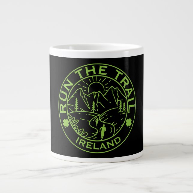 Spårning Irland Jumbo Mugg (Framsidan)