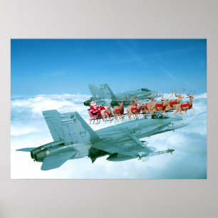 Spårningjultomten vid flygvapnet poster
