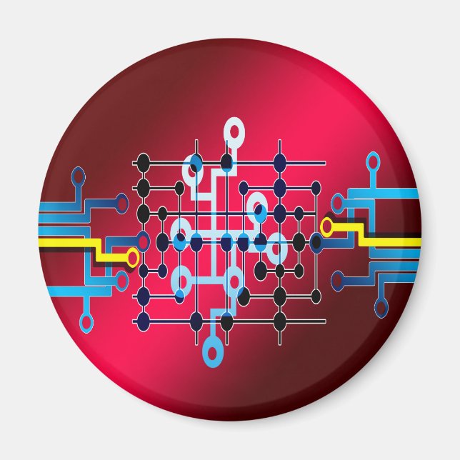 spårningscentral för kretsar magnet (Framsidan)