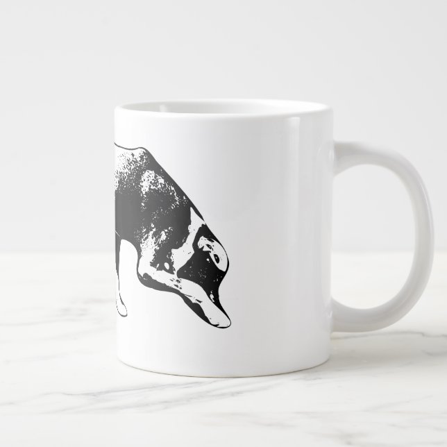 Spårningsläge - Nose to Ground Jumbo Mugg (Höger)