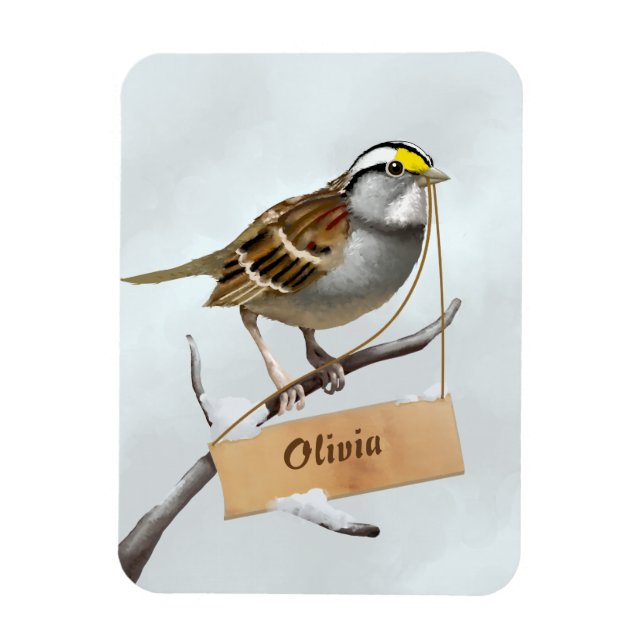 Sparra ditt namn magnet (Vertikal)