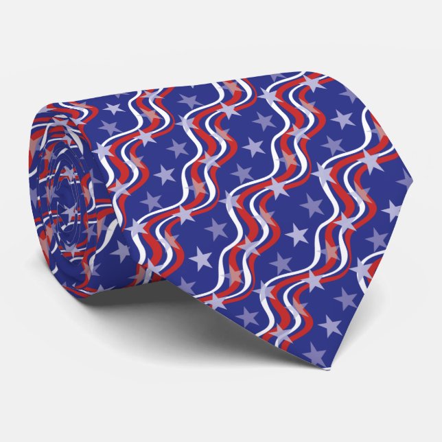 Spärrad banderoll för Patriotic Rött vitt blått St Slips (Rullad)