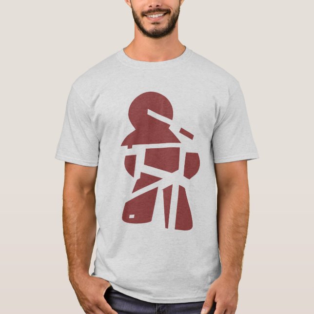 Spärrad med flera kort - speldesign t shirt (Framsida)