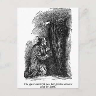 Spärrad (med text) vykort