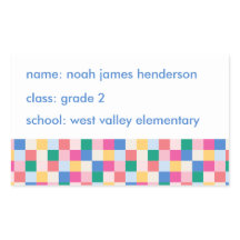 Spärrande Multifärgad block Mönster