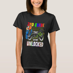 Spärrat upplåst videospel på andra Klassen tillbak T Shirt