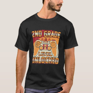 Spärrat upplåst videospel på andra Klassen tillbak T Shirt