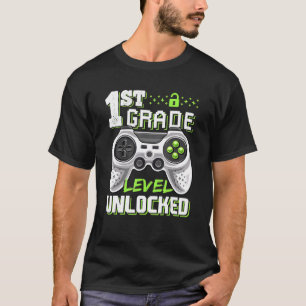 Spärrat upplåst videospel på första Klassen tillba T Shirt