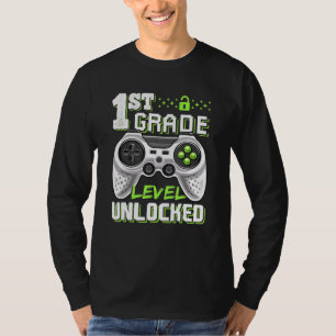 Spärrat upplåst videospel på första Klassen tillba T Shirt