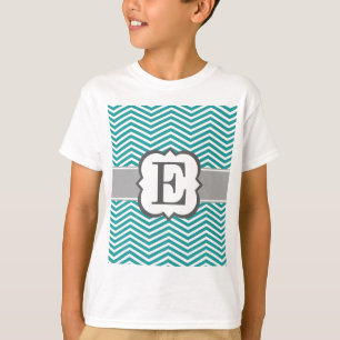 Sparre för brev E för krickavitMonogram T Shirt