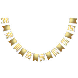 Sparre & guld- partyBuntingbaner Vimplar