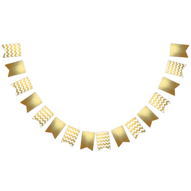 Sparre & guld- partyBuntingbaner Vimplar (Alla)
