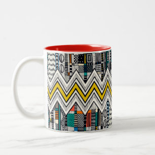 SPARRE gult 2-tonkaffe Mugg