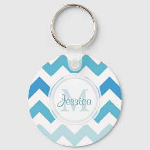 Sparre Keychain för Monogramhavsblått Nyckelring