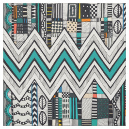 SPARRE teal Fabric Tyg