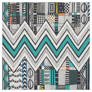 SPARRE teal Fabric Tyg